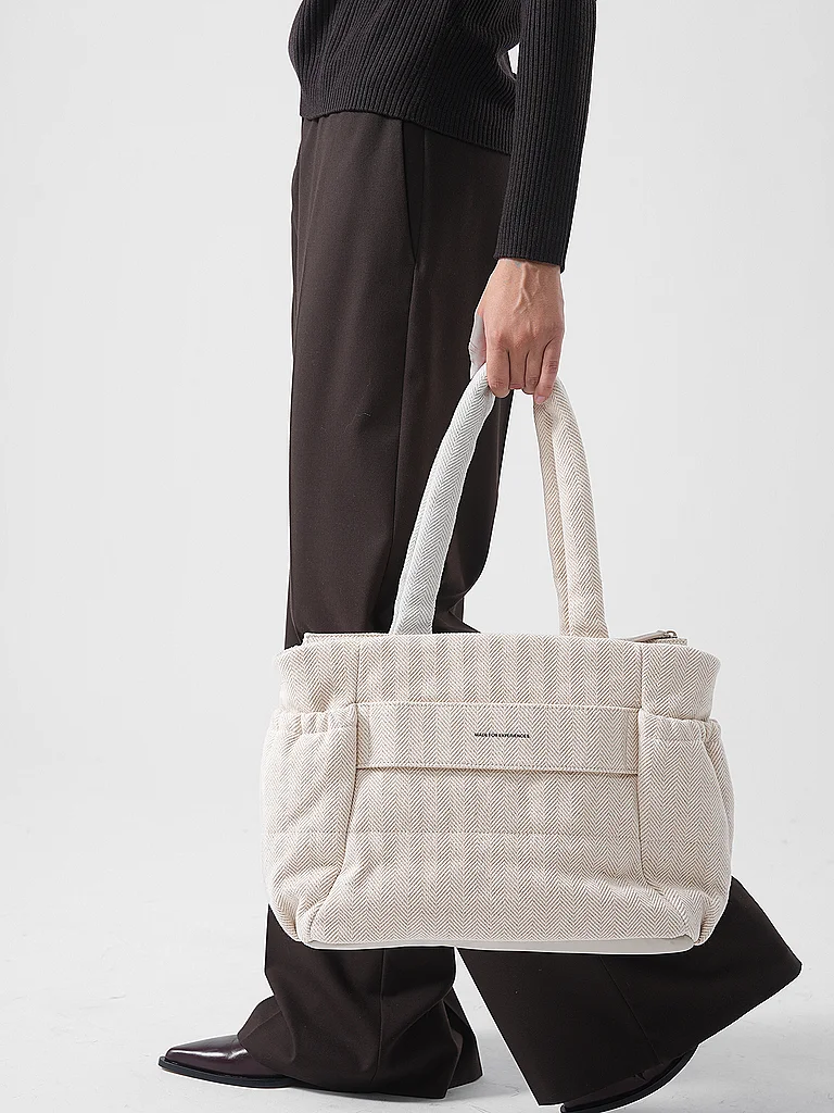 KAPTEN & SON Sac - Cabas HELLVI IBIZA COLLECTION Medium crème